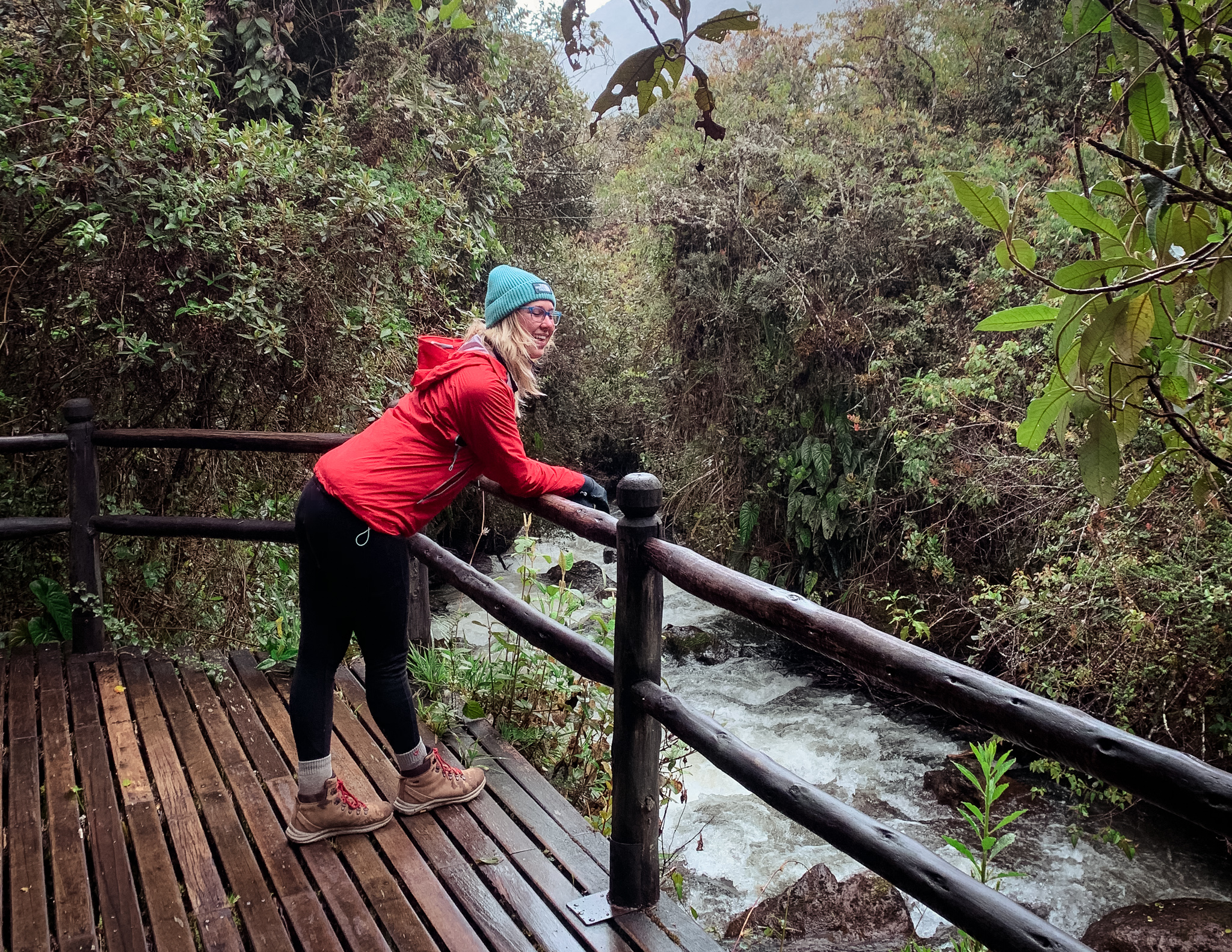 hiking the trails around Papallacta Ecuador