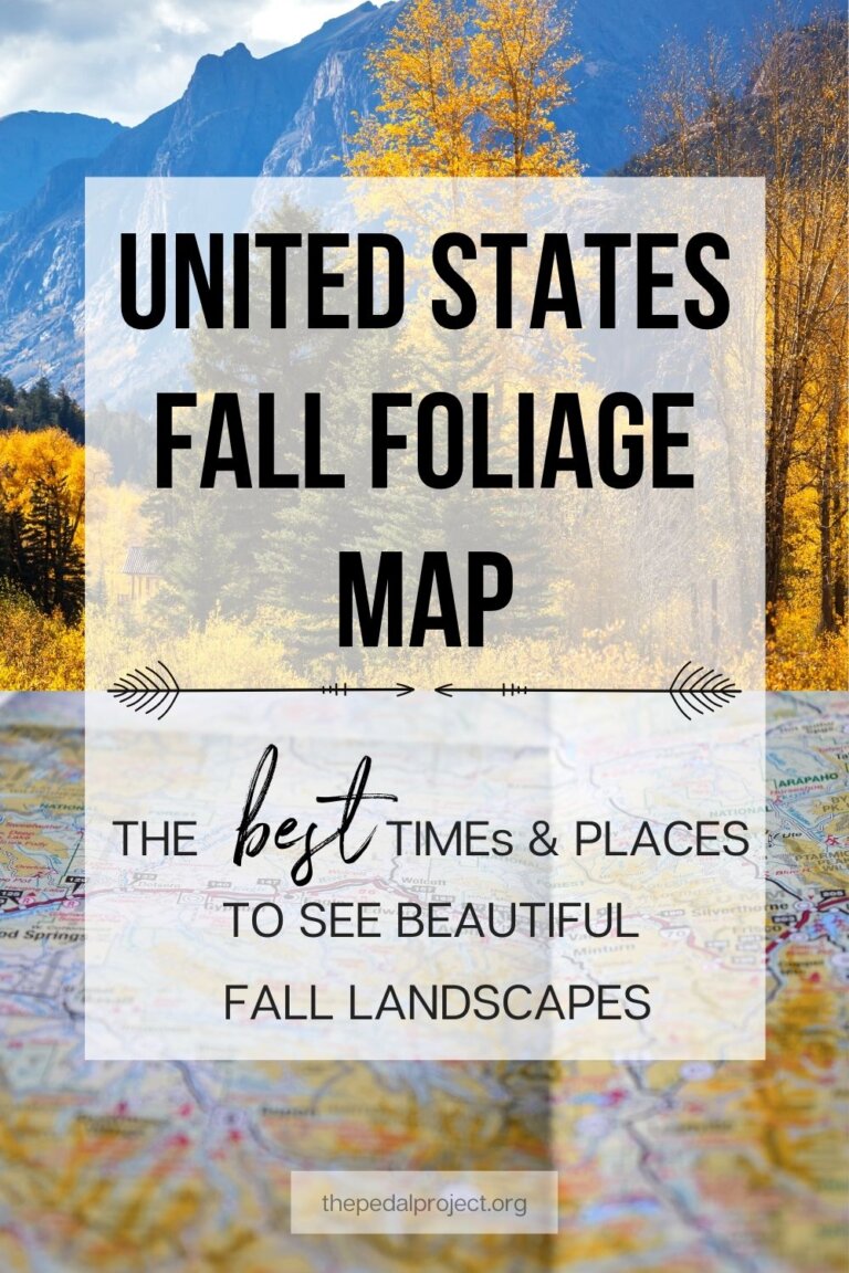 Fall foliage map US